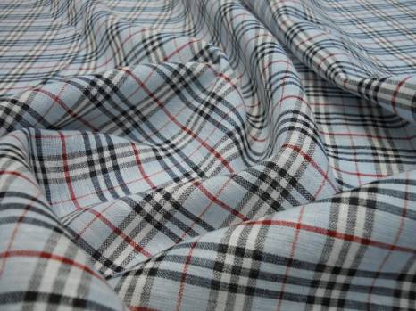 Костюмный лен Burberry голубого цвета