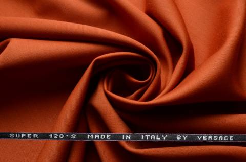 Костюмная шерсть Versace super 120- красное дерево