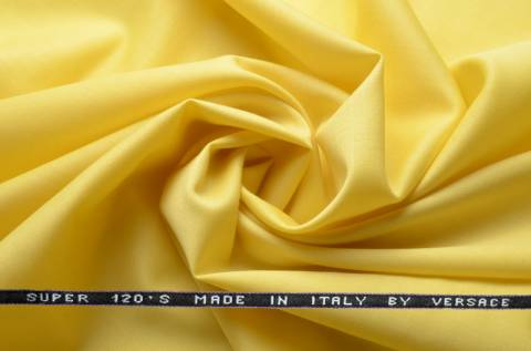 Костюмная шерсть Versace super 120 -Желтый