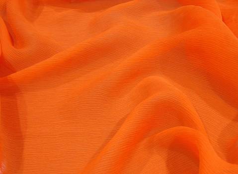 Ткань крэш-шифон (оранжевый)