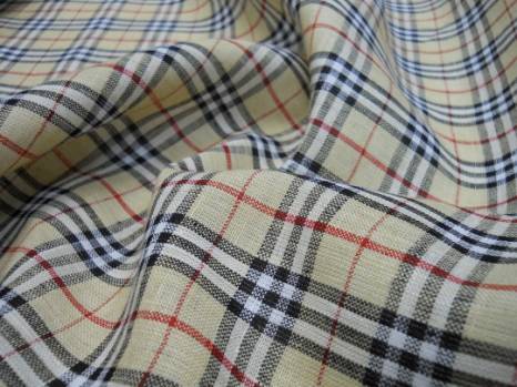 Костюмный лен Burberry бежевого цвета