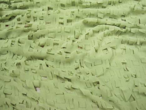 Зеленая воздушная ткань с разрезами Les Copains