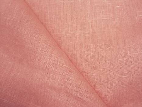 Натуральный лен розового цвета