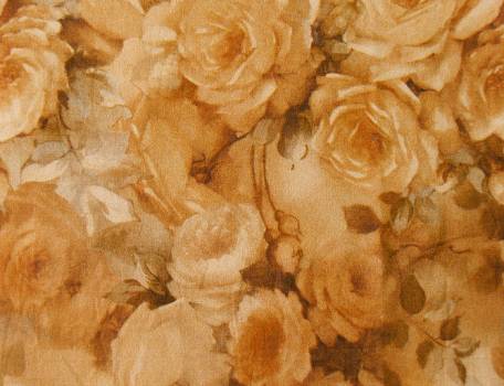 Хлопчатобумажная ткань стрейч плотная с розами