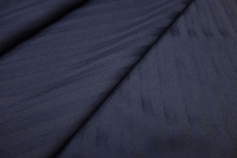 Синяя костюмная ткань Agnona