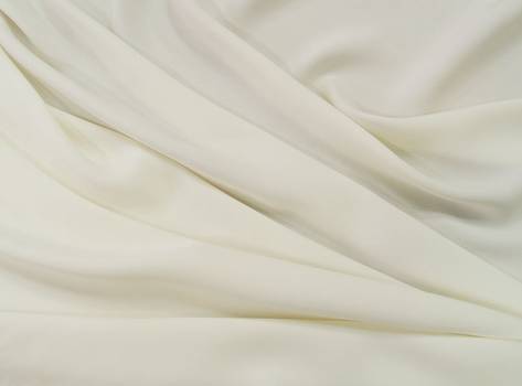 Ткань креп - вискоза (молочный белый)