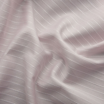 Ткань сорочечная "Полоска" (розовый)