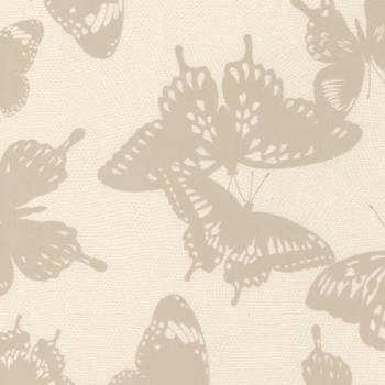 Хлопковая ткань США - бабочки