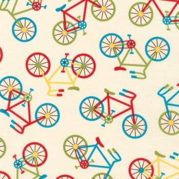 Ткань для мальчиков - велосипеды