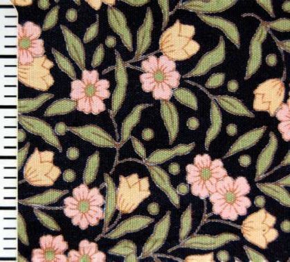 Ткань хлопок с цветочками (Япония)