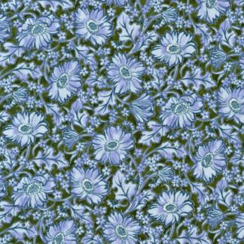 Хлопок Robert Kaufman - синие цветы