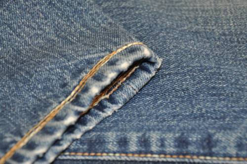 Ткань джинса брючная (синяя)
